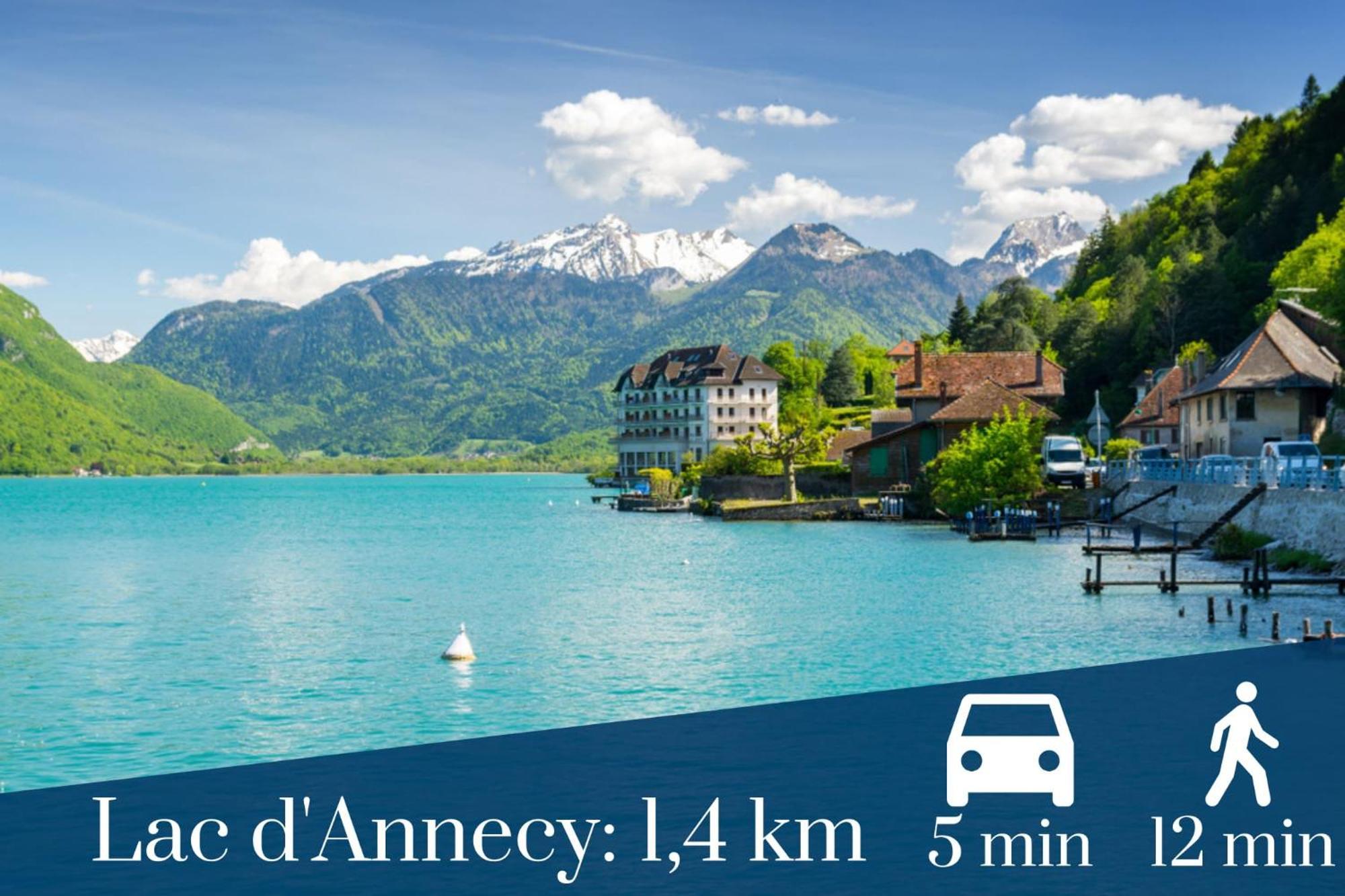 HOMEY TIDY - NEW / Proche Centre Annecy / Parking gratuit / Logement entièrement équipé Exterior foto
